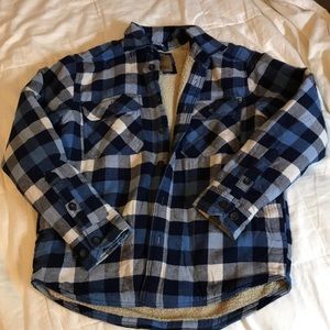 OUTDOOR LIFE FLANNEL SHERPA JACKET